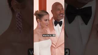 WATCH The Rock and Emily Blunt kid around backstage at Oscars 2023 | HELLO!