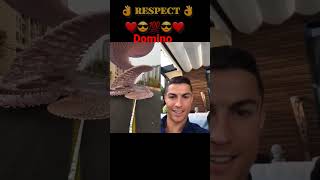 respect ronaldo to domino 💯👌❤ #shorts #viral #satisfying #amazing #yt #drawing #ronaldo #domino #cr7