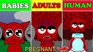 All Sprunki Retake Remixable Version: Sprunki but Babies Vs Sprunki But Adults Vs Sprunki but Human