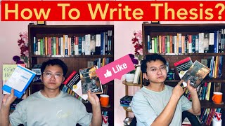 How to Write a Master’s Thesis or Dissertation?🤔 || Writing My Thesis 🤗|| Pradip Cameo Rai ||