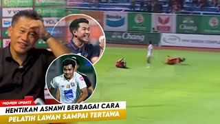 TERTAWAI Pemain Nya Sendiri Tak Bisa Banting Asnawi ! Pelatih Prapchuap Heran Dengan Kekuatan Asnawi