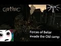 Gothic 1 - What happens when the forces of Beliar invade the Old camp #gothicgame #beliar #battle