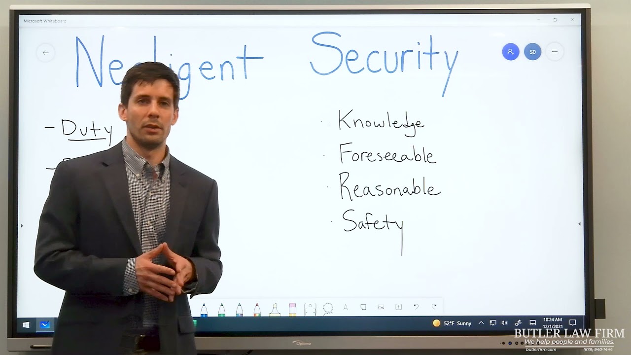 Negligent Security Case Explained - YouTube