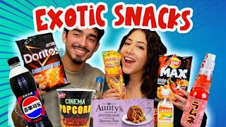 WE TRIED SNACKS FROM AROUND THE WORLD!!!