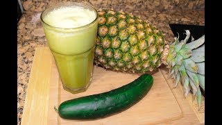 Pepino y pina para perder peso