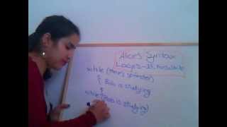Alice's Syntax Course - Lesson 3: For and While Loops