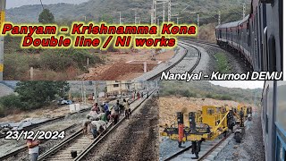 Panyam - Krishnamma Kona Doubling works || Non interlocking  works || part of GNT - GTL Doubling ||