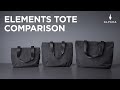 ALPAKA Elements Tote Comparison: Small vs Medium vs Large