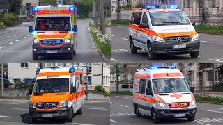 [Peace \u0026 Pressluft] Einsatzfahrten in REUTLINGEN | DRK und Malteser Rettungsdienst