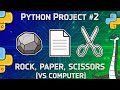 ROCK PAPER SCISSORS GAME - Project #2 | Python for Beginners #python #pythonprogramming #code