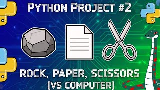ROCK PAPER SCISSORS GAME - Project #2 | Python for Beginners #python #pythonprogramming #code