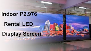 Indoor High refresh rate P2.976 Rental LED Screen 500x500mm per unit #nseled #nseledcloud