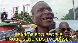 FEAR OF EDO PEOPLE: TINUBU SEND CDS TO OBASEKI AFTER OBJ, IBB AND CO. MET BEHIND CLOSED DOOR