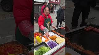 🥰 Satisfying with street food 🥳 #streetfood #satisfying #satisfyingvideo