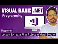 Create First VB.NET Project In Visual Studio 2022 | Create A Visual Basic Project | Windows Forms