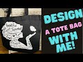 How To: Design a Personalized Tote Bag| Using CRICUT | HTV