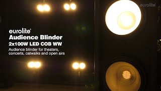 EUROLITE Audience Blinder 2x100W LED COB WW