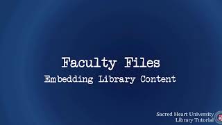 Embedding Library Content in Blackboard Ultra