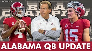 Alabama Football Rumors: UPDATE On QB Battle Ft. Jalen Milroe, Ty Simpson & Tyler Buchner + Defense