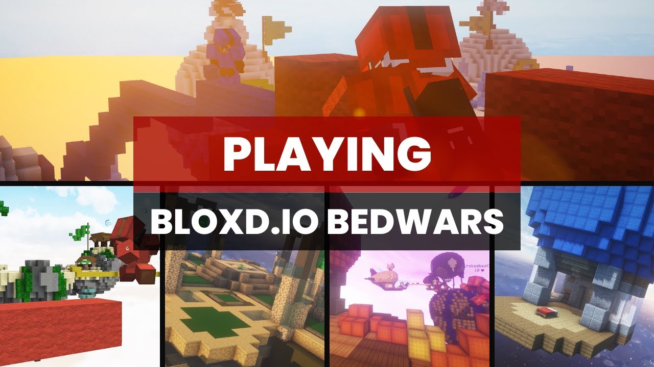Playing Bloxd Io Bedwars Youtube