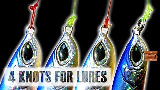 four fishing knots for fishing with lures | Basic Knots