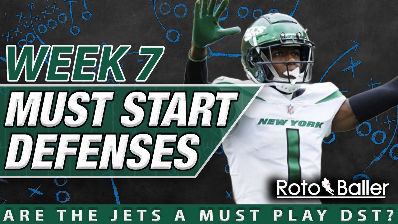 Defense (D/ST) Start Em / Sit Em - Fantasy Football Week 7 - YouTube