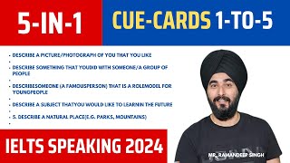 Top 5 Ielts Speaking Cue Cards For 2024 By Ramandeep Singh #qcardsking