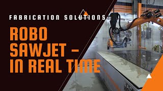 BACA Robo SawJet Cutting in Real Time