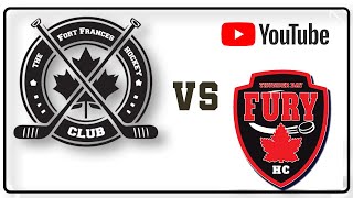 FFHC VS Thunder Bay U18 Fury - 8:00 AM, January 11, 2024