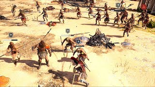 Assassin's Creed Odyssey Fighting The Entire Spartan Army Alone No Damage