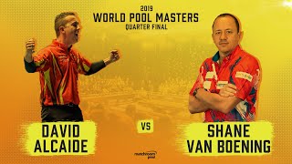 David Alcaide vs Shane van Boening | 2019 World Pool Masters Quarter Final