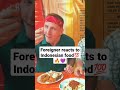 Foreigner eats Indonesian food for the first time🔥💯 #youtubeshorts #vidshorts #trending #shorts #fyp