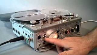 Nagra 4-STC stereo timecode reel recorder demonstration