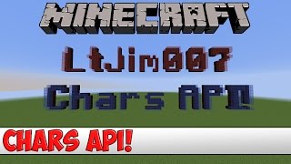 Minecraft Plugin Tutorial - Chars API