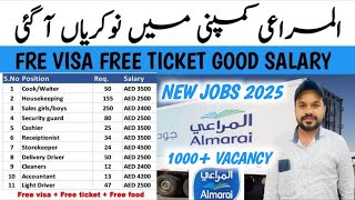 Almarai Company Jobs In Saudi Arabia 2025 \u0026 Uae 2025 || Free Visa Provide By Company