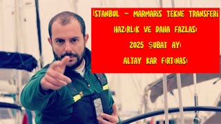 İstanbul - Marmaris Tekne Transferi Şubat 2025