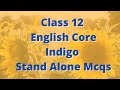 Q 5 | Stand Alone Mcqs | Indigo mcq with answers| class 12 english indigo mcq | CBSE |