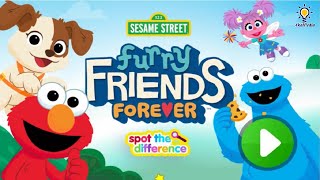 Spot the difference : Furry Friends Forever - Educational Games #elmo #sesamestreet #toddlers #kids