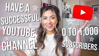 HOW TO START AND GROW YOUR YOUTUBE CHANNEL IN 2020!! // 0 TO 1,000 SUBSCRIBERS FAST!!