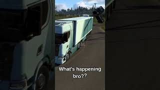 HE HIT THE SİGN in KIRKENES!? #eurotrucksimulator2 #ets2 #truck #games