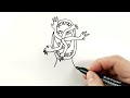 how to draw doey monster form doey doughman step by step poppy playtime chapter 4