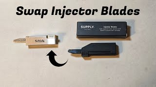 Swap Injector Blade Cartridges - Plastic to Metal or Vice Versa