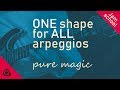 One shape for all guitar arpeggios: Pure Magic!