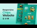 Responsive Chips Website Design Using HTML CSS And JavaScript