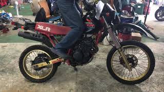 33417 XLR250R エンジン始動動画