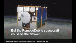 RemoveDebris prepares for launch BBC News 28/11/17