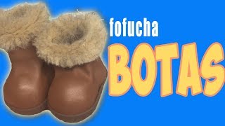 How to make fofucha winter boots