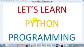 Let's Learn Python Programming Basics Part 4 Strings