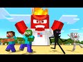 THE FIRE GIANT APPEARED - Rainbow-Z Story in Minecraft ( Animation )