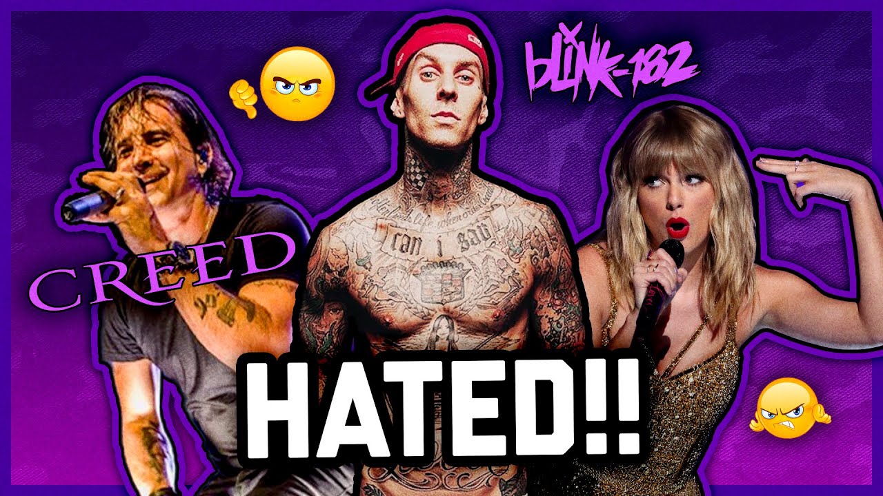 MOST HATED BANDS: CREED, BLINK-182 & TAYLOR SWIFT (Vol 7) - YouTube